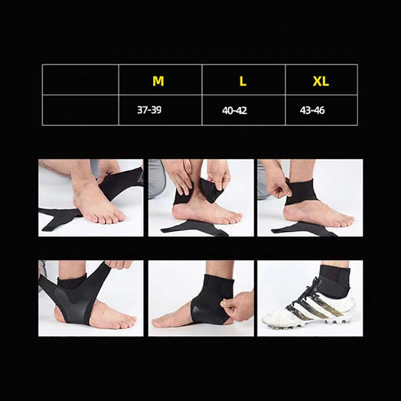 1 PC Sport Ankle Stabilizer Brace Compression Ankle Support Tendon Pain Relief Strap Foot Sprain Injury Wraps Running Basketball - Dr. Gabriel