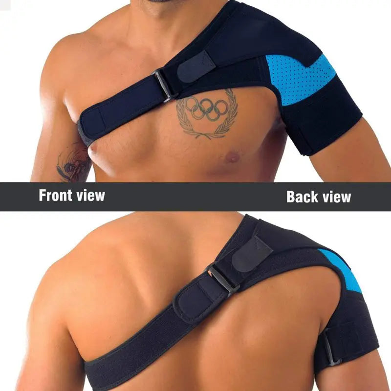 Women Men Shoulder Brace With Pressure Pad Neoprene Shoulder Support Pain Ice Pack Shoulder Compression Sleeve - Dr. Gabriel