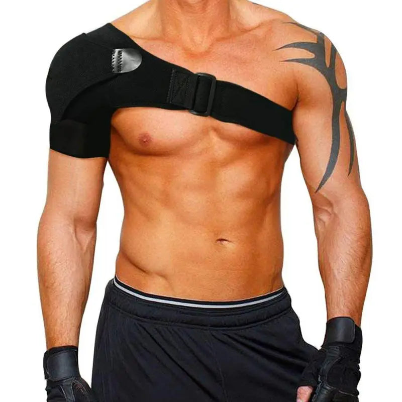 Women Men Shoulder Brace With Pressure Pad Neoprene Shoulder Support Pain Ice Pack Shoulder Compression Sleeve - Dr. Gabriel